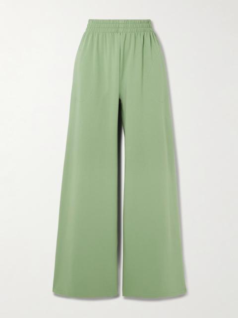 Elephant Stretch-cotton Jersey Wide-leg Pants