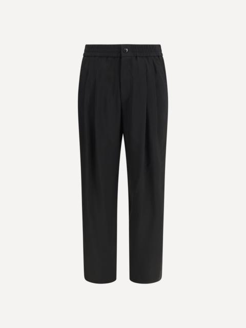 Wide-leg viscose Pants