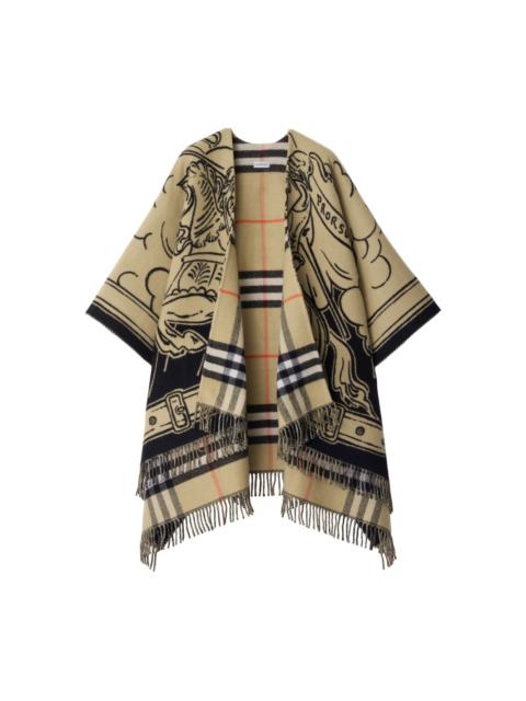 Equestrian Knight motif scarf