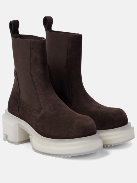 Beatle suede ankle boots