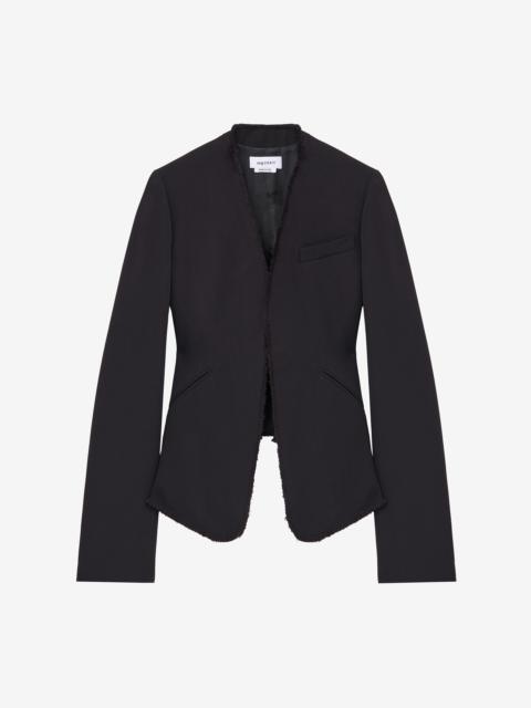 Raw Edge Tailored Jacket