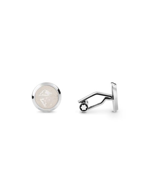 Cufflinks Montblanc 1858 Ice Sea