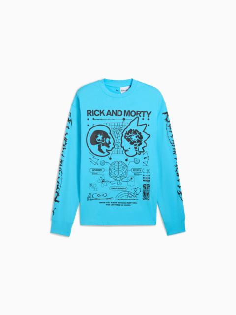 PUMA x RICK AND MORTY Men's Long Sleeve Basketball Tee
