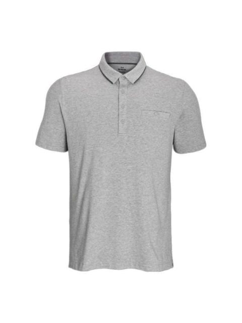Under Armour Luxe Heather Polo Shirt 'Grey' 1377363-011