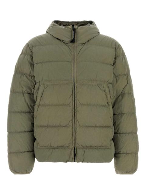 hooded down jacket