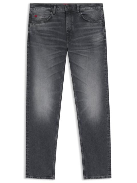 SLIM-FIT JEANS IN GRAY COMFORT-STRETCH DENIM