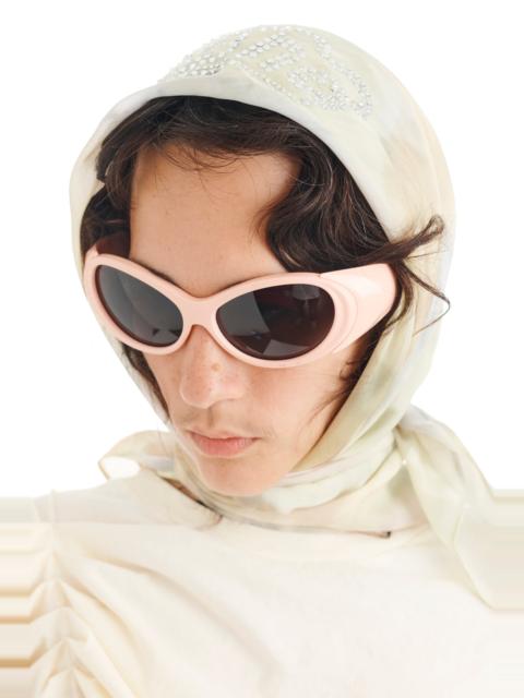 WASHED OCEAN FLOWERS PRINCESS FOULARD SCARF