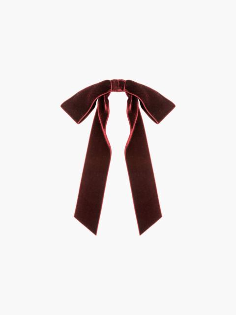 Adley Velvet Bow Barrette