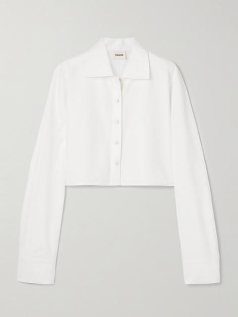 Jasen Cropped Oxford Shirt