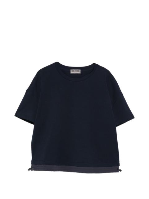 short-sleeve layered T-shirt