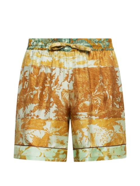 Aloe floral-print shorts