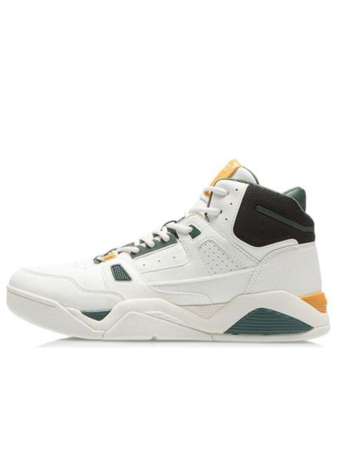 (WMNS) Li-Ning Basketball Shoes 'White Green Yellow' AGBR084-4