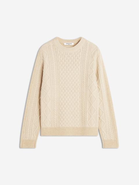 ALPACA CABLE KNIT JUMPER