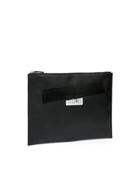 logo-patch cutch bag