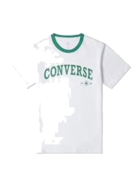(WMNS) Converse Retro Chuck Arch T-Shirt 'White Green' 10026365-A01