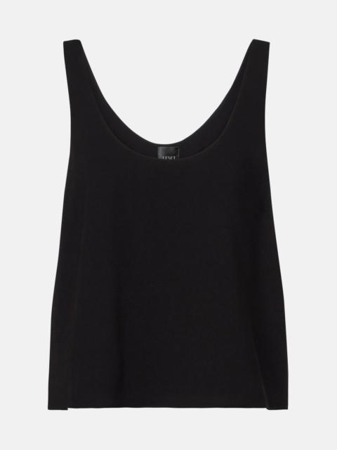 Ari cropped crêpe tank top