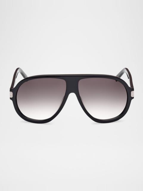 Men's MW0009M Acetate Aviator Sunglasses