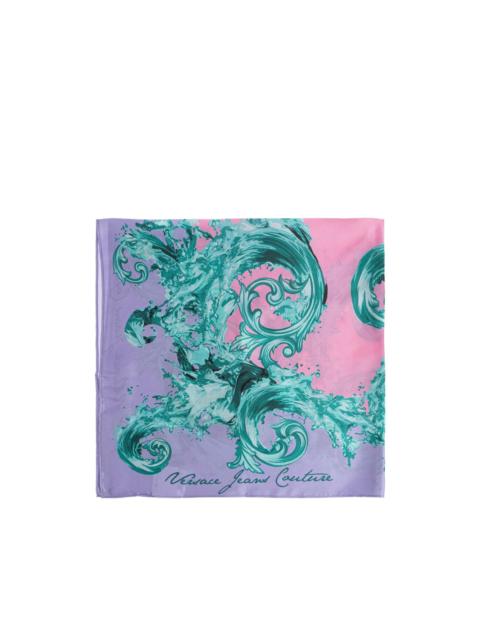printed silk scarf