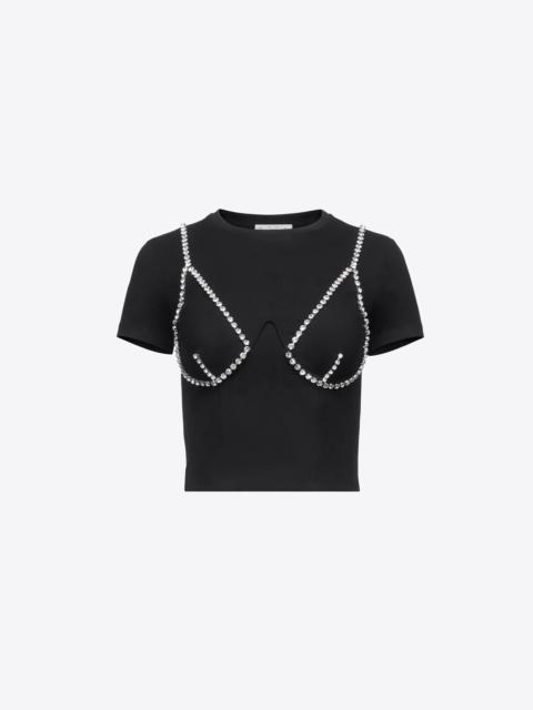 CRYSTAL V-CUP T-SHIRT