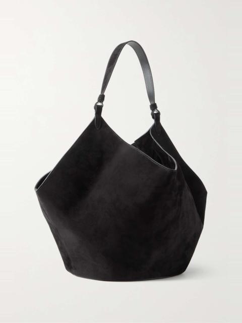 Lotus medium suede tote