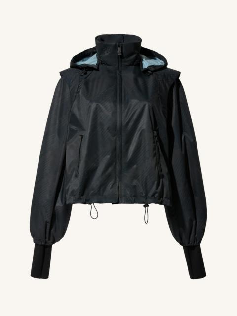 Houndstooth Blouson Jacket