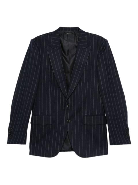 pinstripe wool jacket