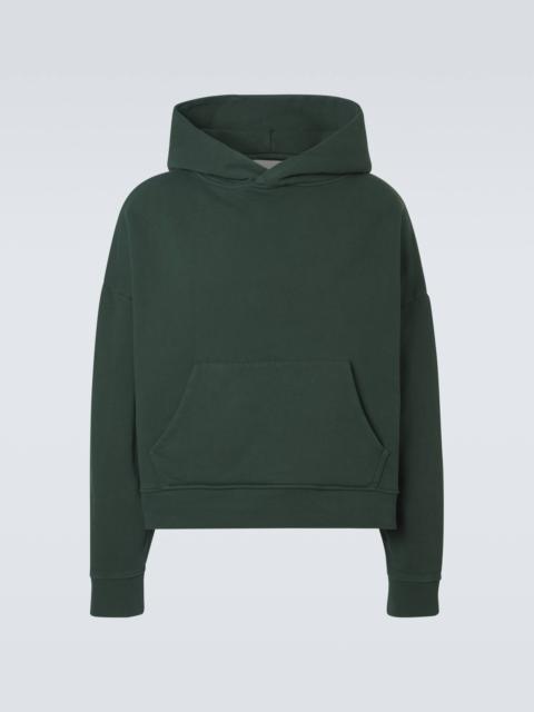 Heavy cotton jersey hoodie