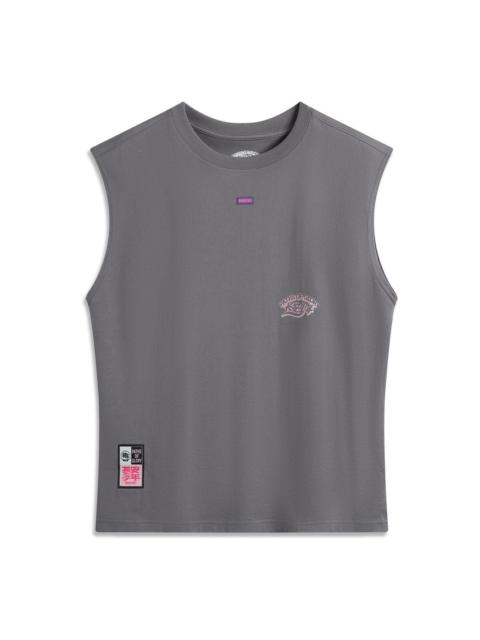 Li-Ning BadFive Graphic Oversized Tank 'Grey' AVSU783-1