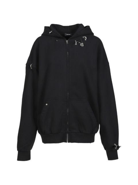 zip-up hoodie
