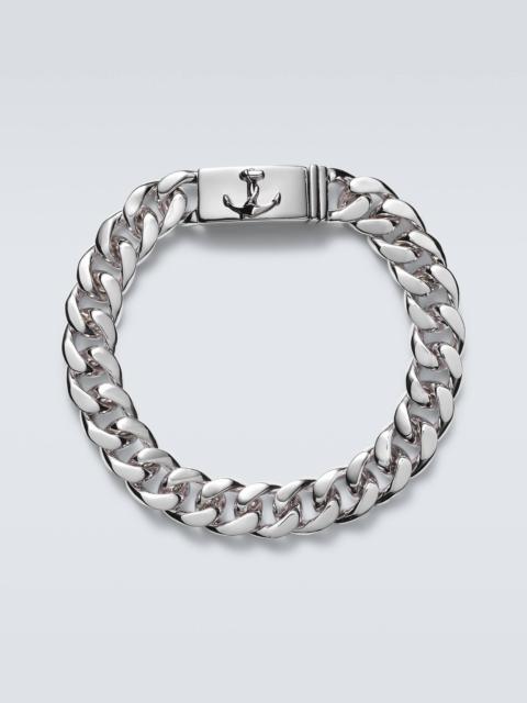 Anchor Lock sterling silver chain bracelet