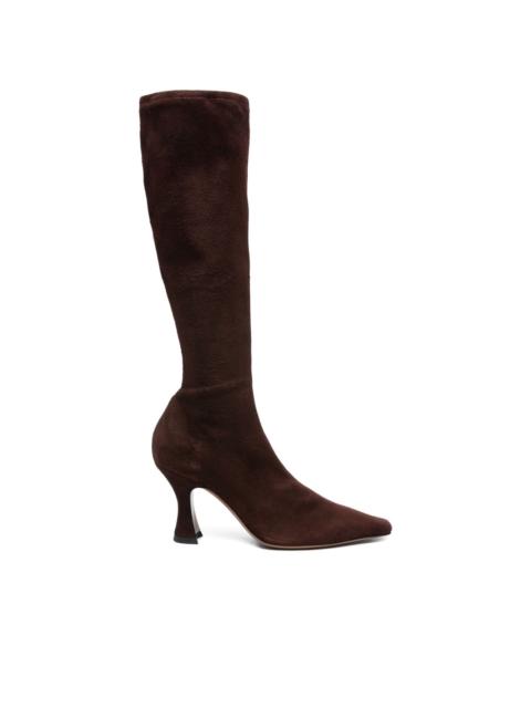 80mm knee-high suede boots