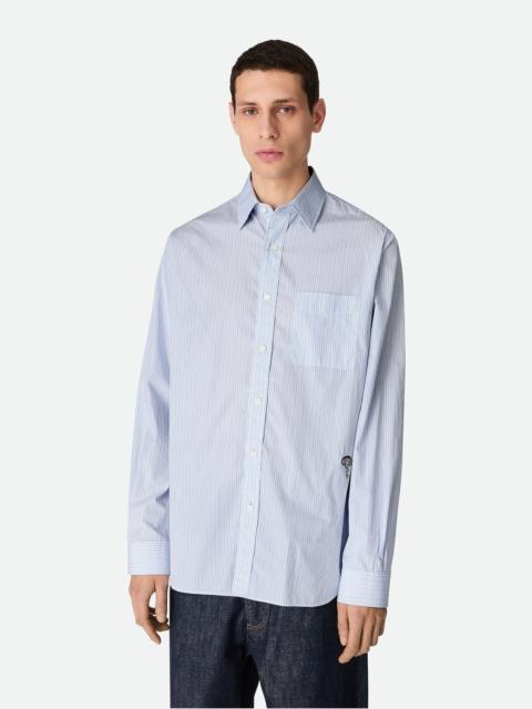 Stripe Cotton Poplin Shirt
