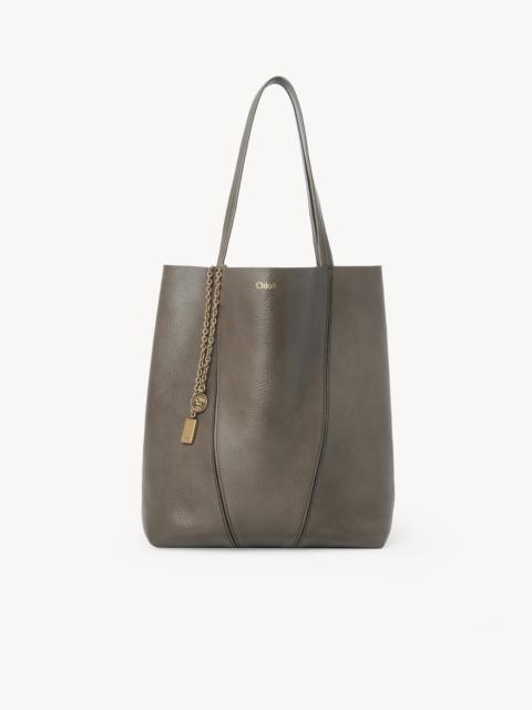 CHLOÉ SPIN TOTE BAG IN GRAINED LEATHER