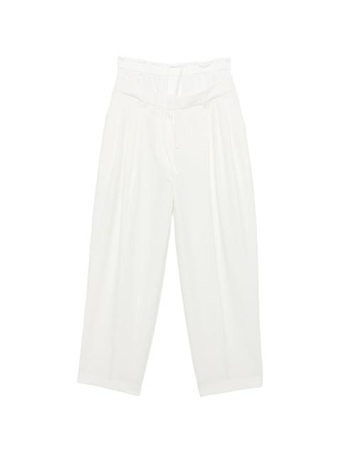 belt-loop drawstring trousers
