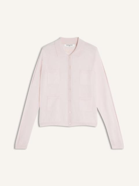 SILK BLEND SHORT CARDIGAN