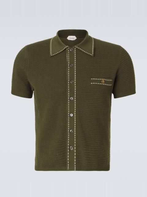 Medusa cotton polo shirt