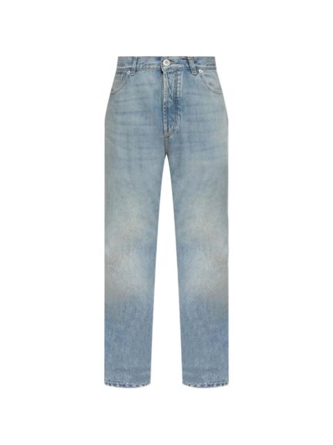 straight-leg jeans