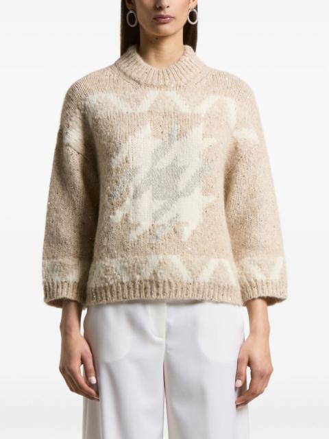 star-pattern sweater