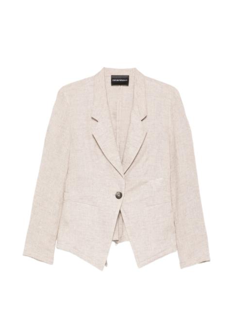 single-button blazer