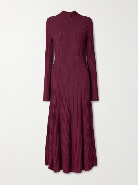 Tabitha Ribbed-knit Midi Dress