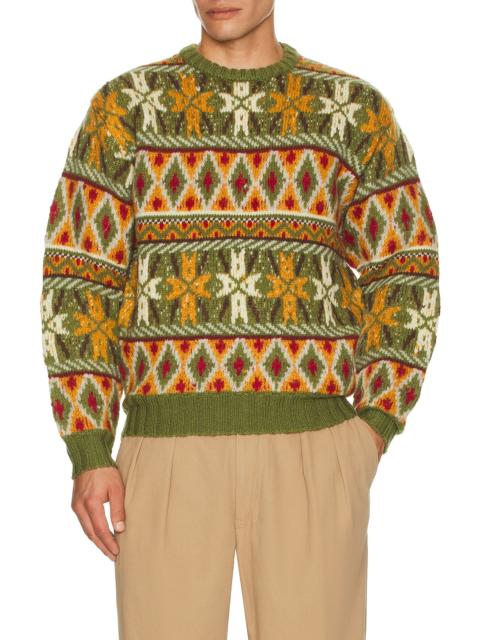 Crew Fair Isle Pattern 3g Sweater