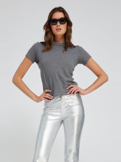 CHARCOAL COTTON BABY TEE