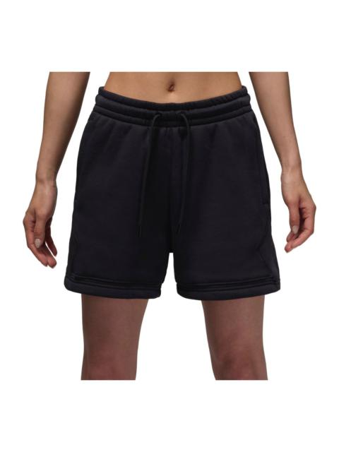 (WMNS) Air Jordan Paris Saint-Germain Fleece Shorts Asia Sizing 'Off Noir' FV7752-045