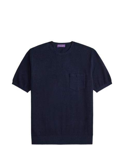short-sleeve knitted T-shirt