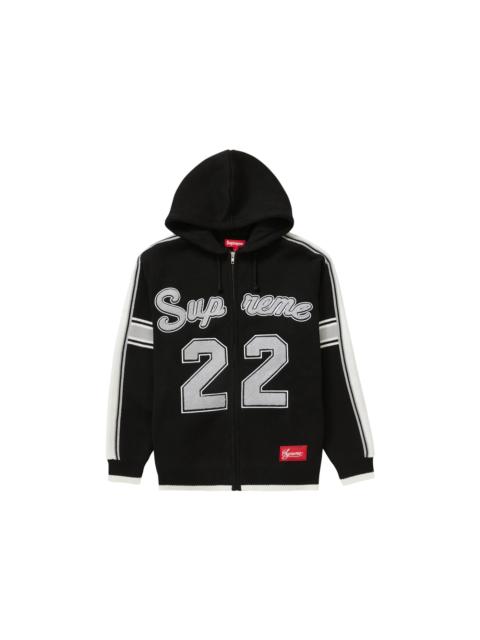 Supreme Sport Zip Up Hooded Sweater Black