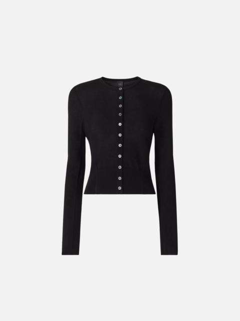 CARDIGAN WITH MOTHER-OF-PEARL BUTTONS