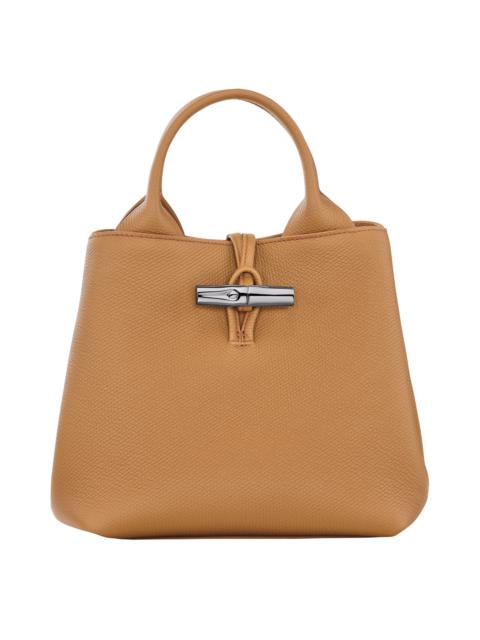 Le Roseau S Handbag Walnut - Leather
