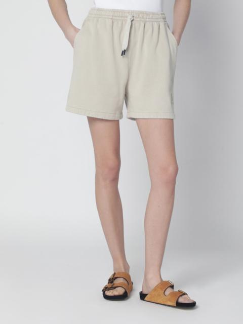 Sand-coloured sporty shorts