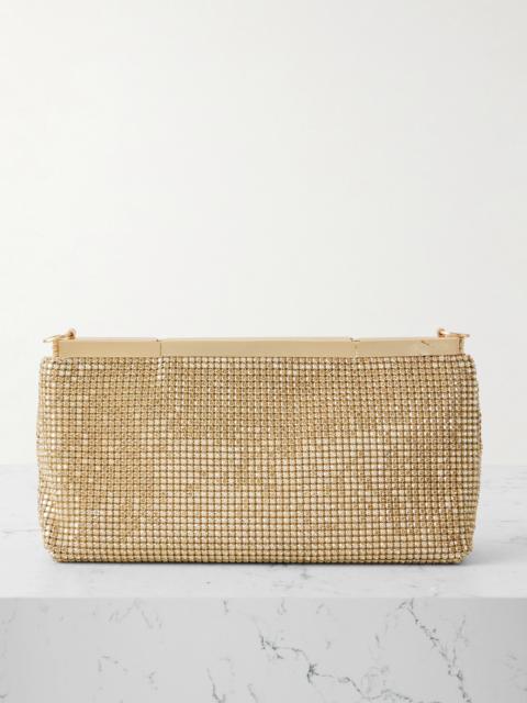 Felice Crystal-embellished Chainmail Clutch