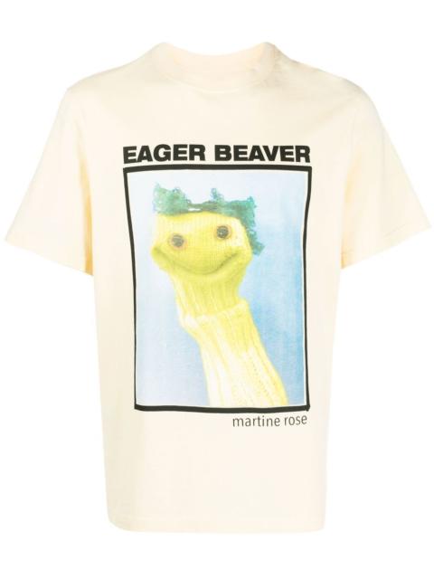 graphic-print cotton T-shirt